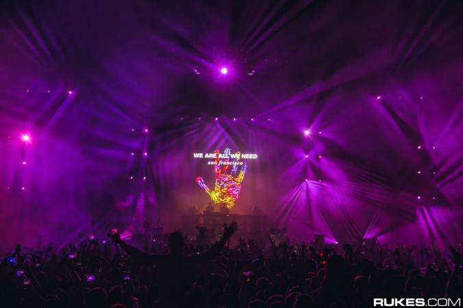 Above & Beyond at Bill Graham Civic Center. Photo credit: Drew Ressler/rukes.com.