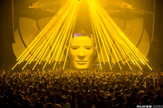 Avicii performing in 2012. Photo credit: Copyright Drew Ressler/rukes.com.