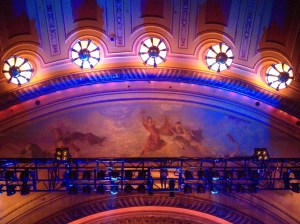 The show was held at the Warfield, a theater space, instead of the Regency Ballroom.