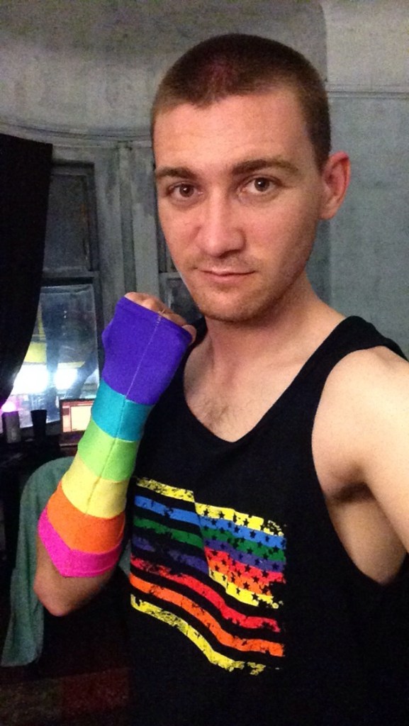 On Saturday I'll be wearing all rainbows.