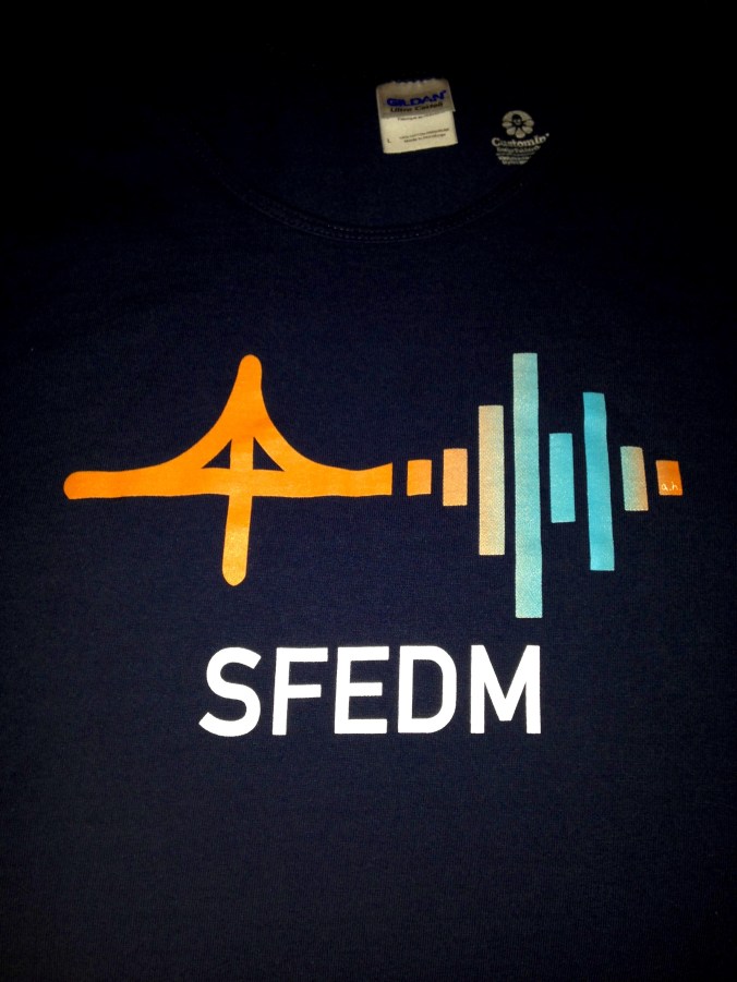 On Friday, I'll be representing the San Francisco EDM Meetup Group with our awesome logo