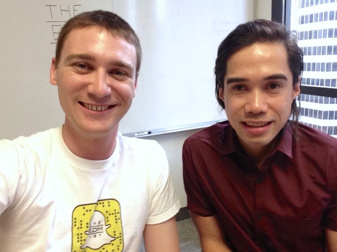 J.T. and Joe recording episode 2